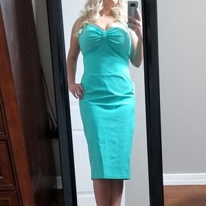 Halter wiggle dress